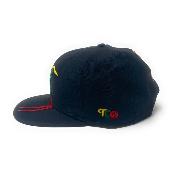 The Doctor Bird - Jamaica - The Cap Guys TCG / Inspired Exclusives Rasta Snapbac - Picture 4 of 6